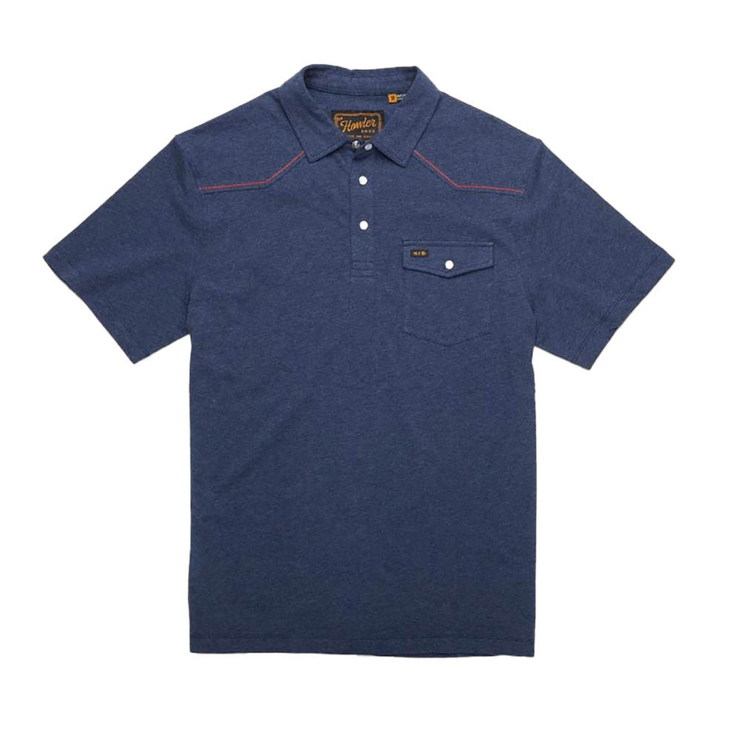 Howler Bros Ranchero Polo - Indigo Heather