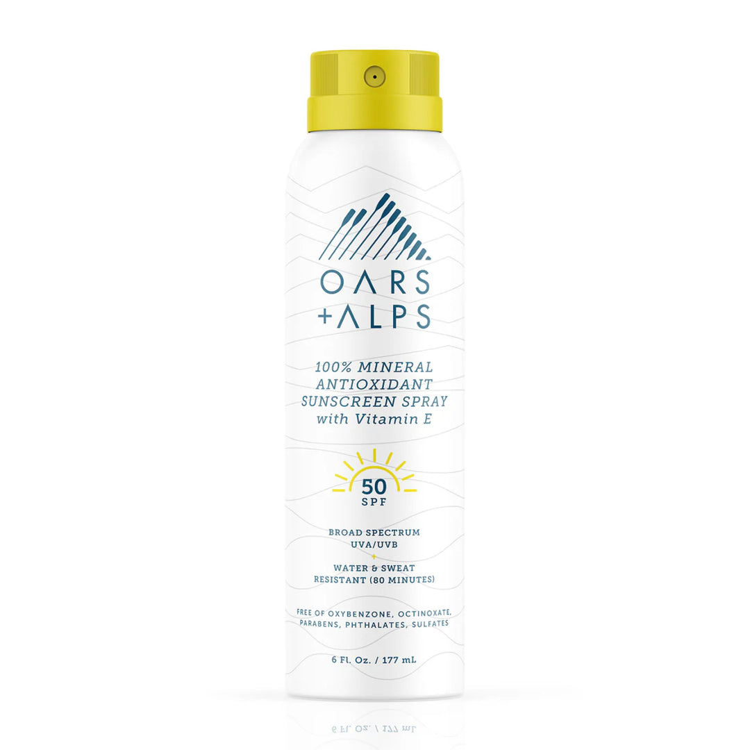 Oars and Alps Mineral Antioxidant Sunscreen Spray with SPF 50