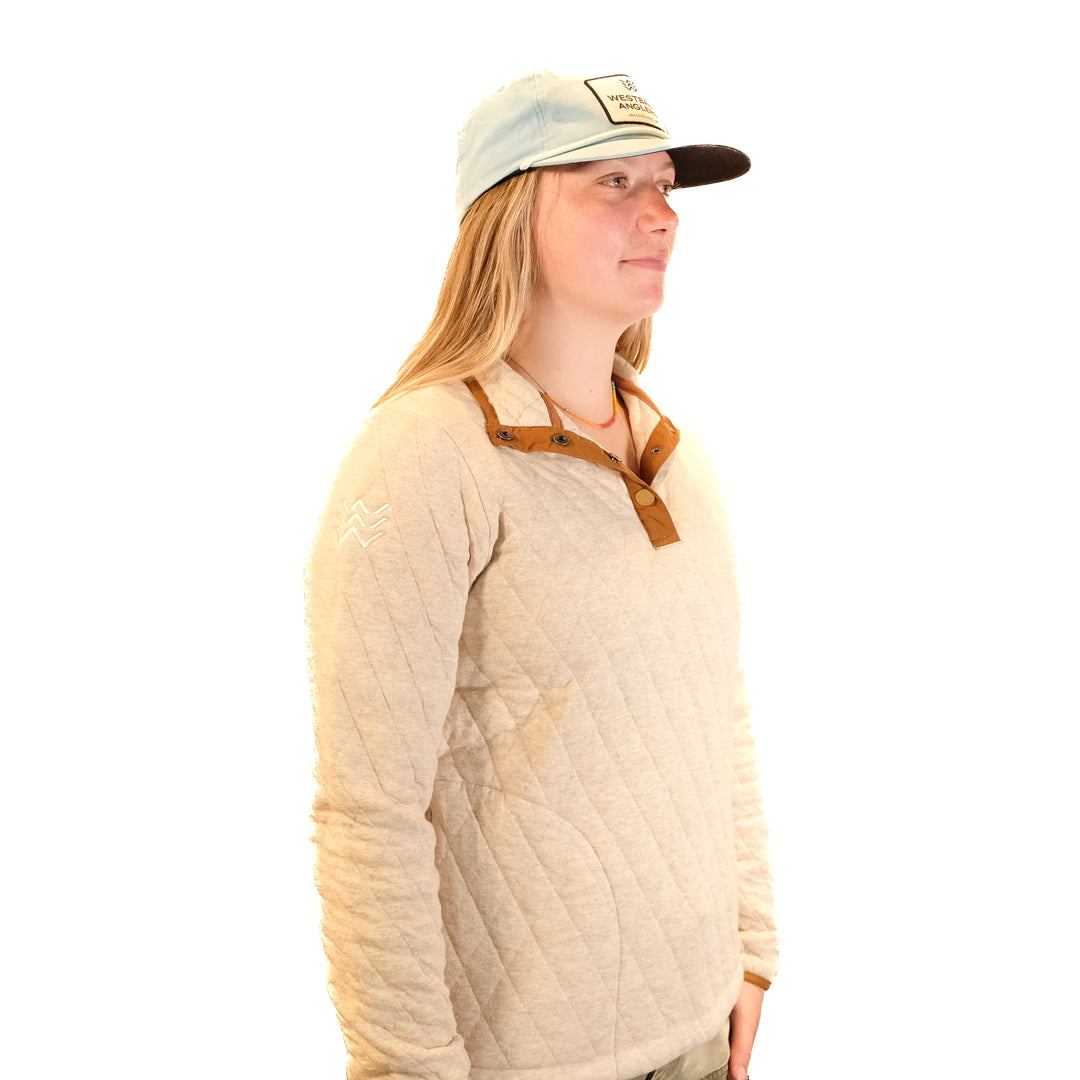 WBA Orvis W's Outdoor Quilted 1/4 Snap