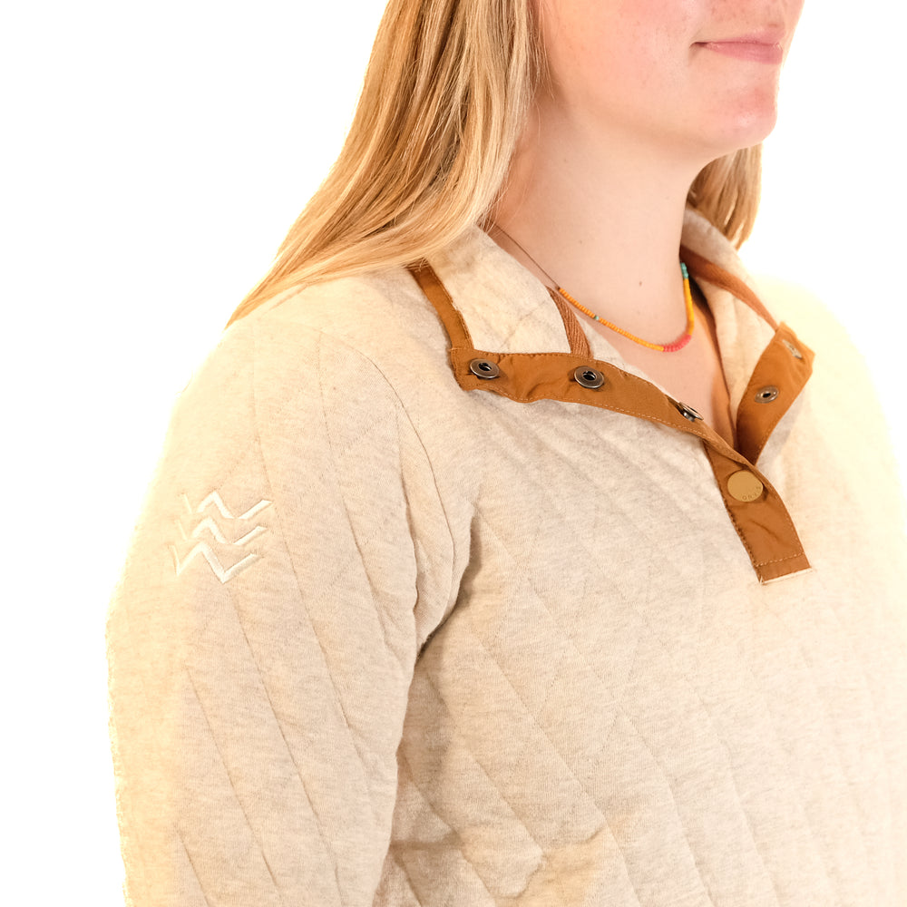 WBA Orvis W's Outdoor Quilted 1/4 Snap