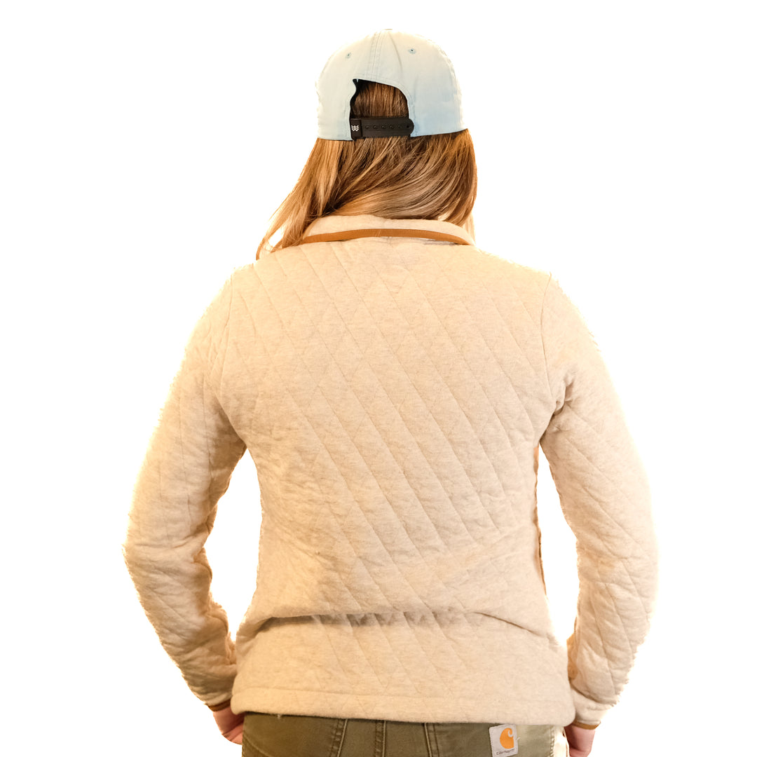 WBA Orvis W's Outdoor Quilted 1/4 Snap