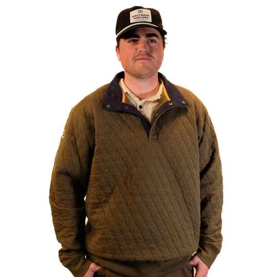 WBA Orvis Quilted Snap Sweatshirt