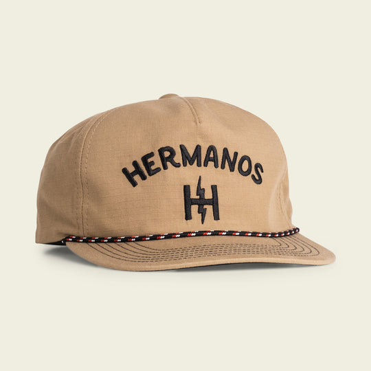 Howler Bros Unstructured Snapback Hats - Hermanos : Khaki (CORE)