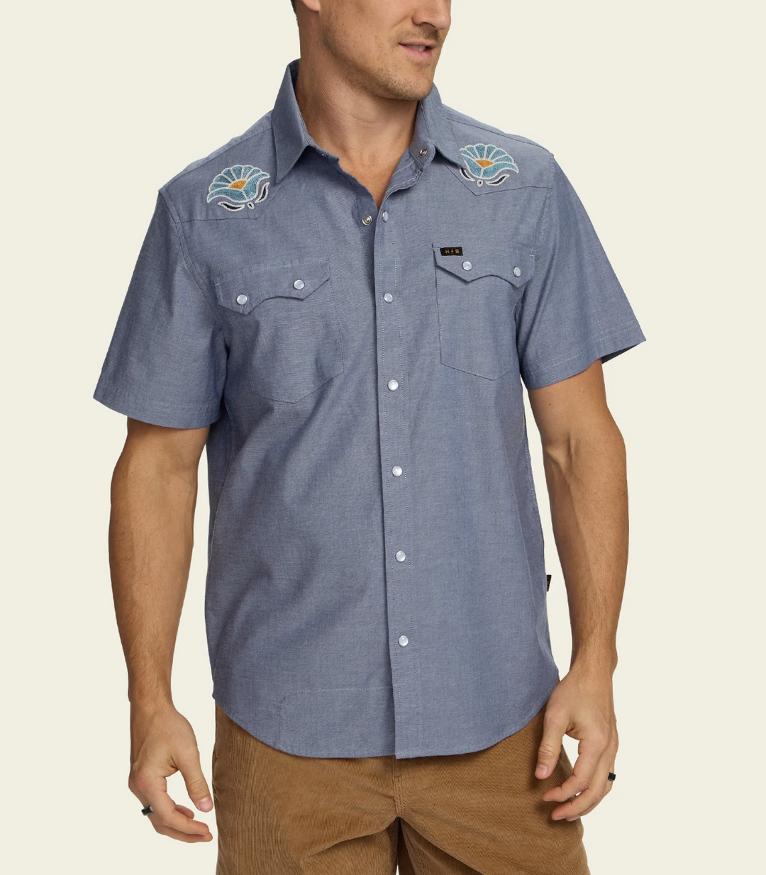Howler Bros Crosscut Deluxe SS Snapshirt
