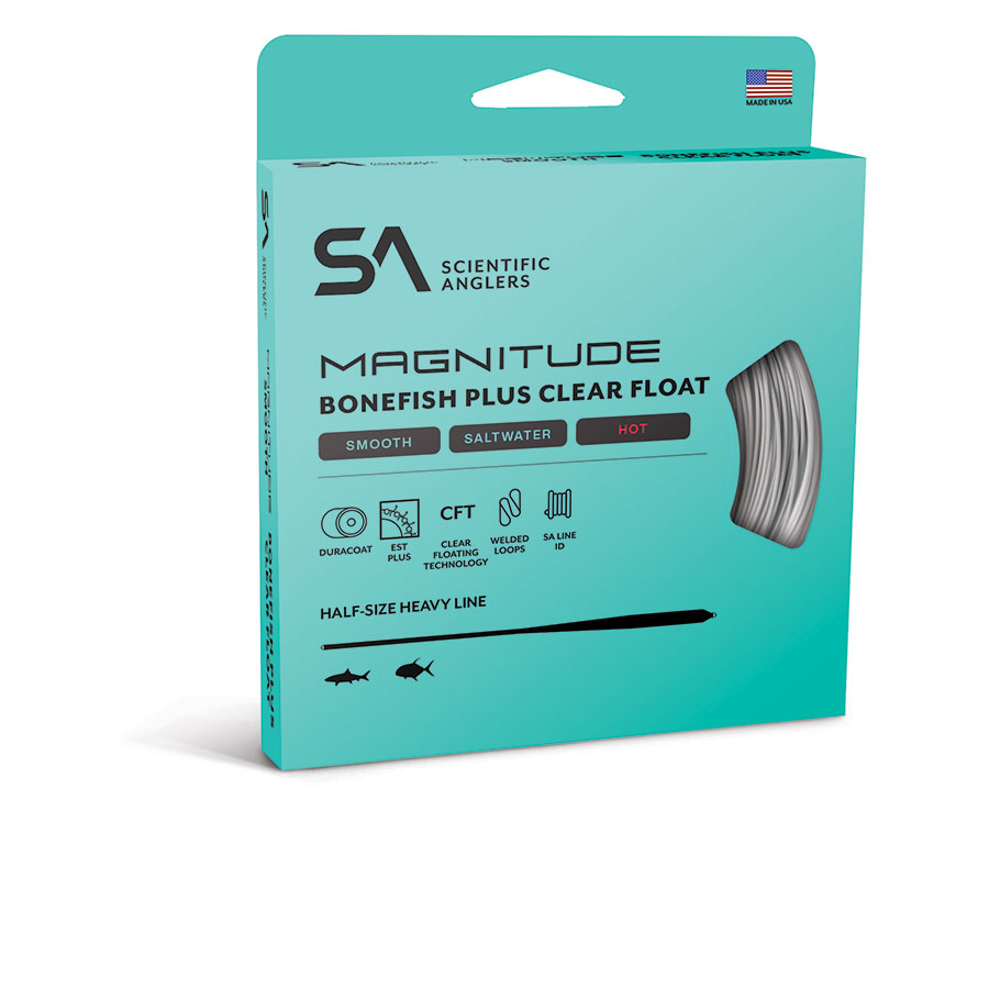 SA Magnitude Smooth Bonefish Plus 10' Clear Float Tip