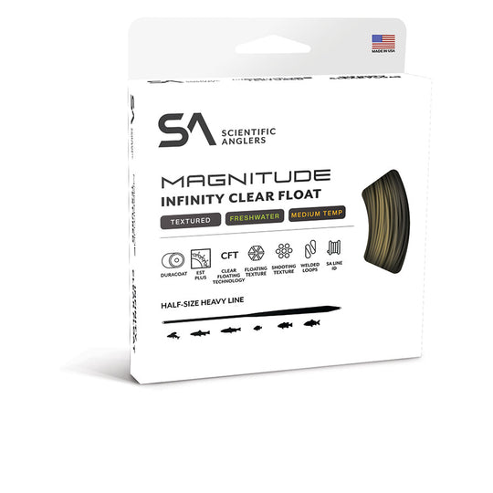 SA Magnitude Textured Infinity 10' Clear Float Tip