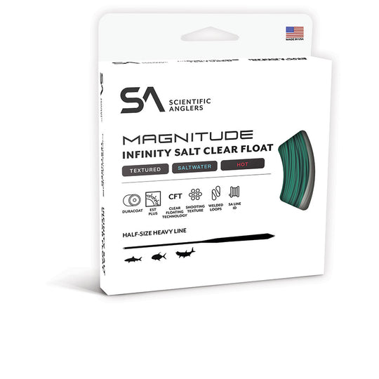 SA Magnitude Textured Infinity Salt 12' Clear Tip