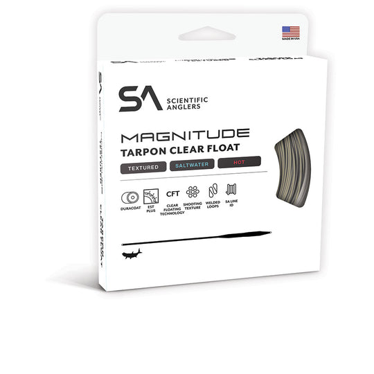 SA Magnitude Textured Tarpon Salt 12' Clear Tip