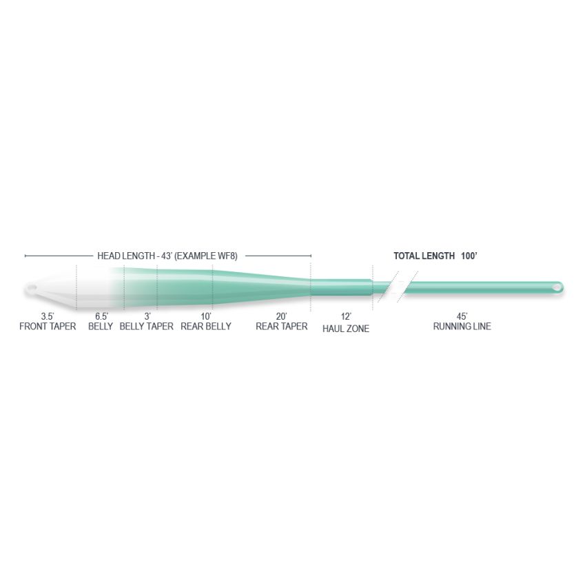 Airflo Clear Salt Universal Taper